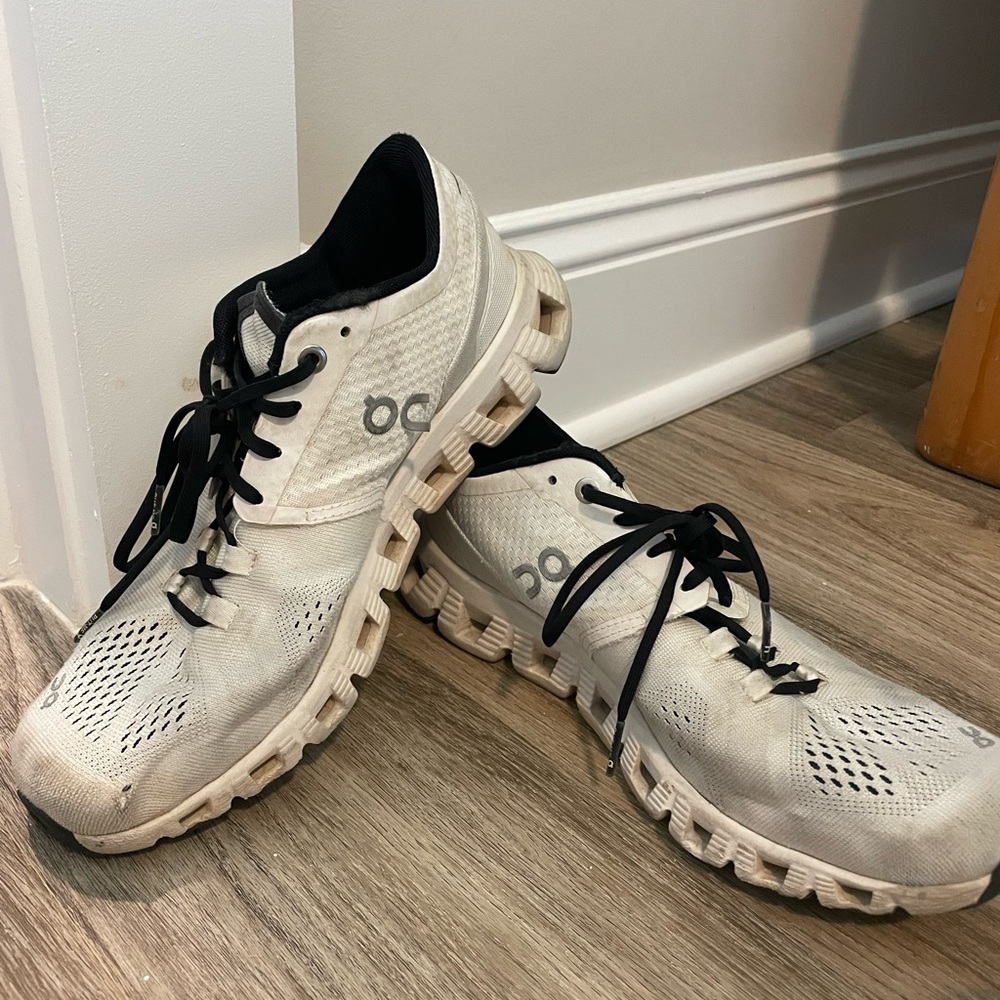 On Running White Athletic Shoes